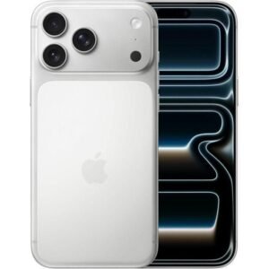 Apple آيفون 17 برو ماكس 256 جيجابايت فضي 5G (شريحة eSim فقط) مع فيس تايم - النسخة اليابانية خالص الضرايب
