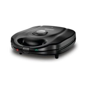 BLACK AND DECKER صانعة ساندويتش 3 في 1 - 6 شرائح - 1400 واط - أسود - TS4130-B5